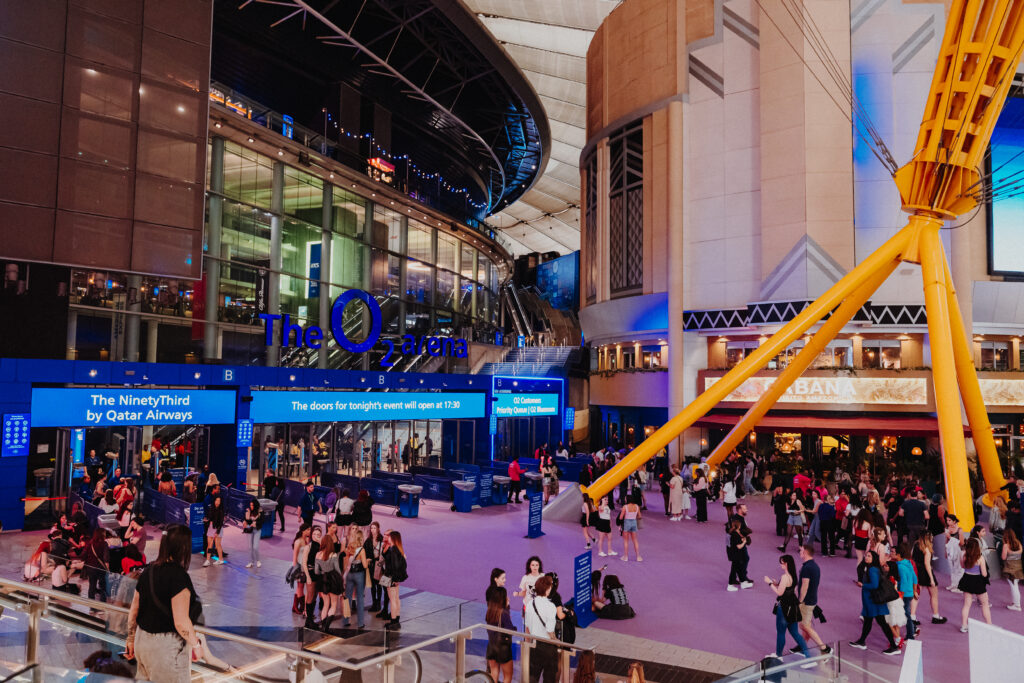 digiLED's Entry screens at The O2